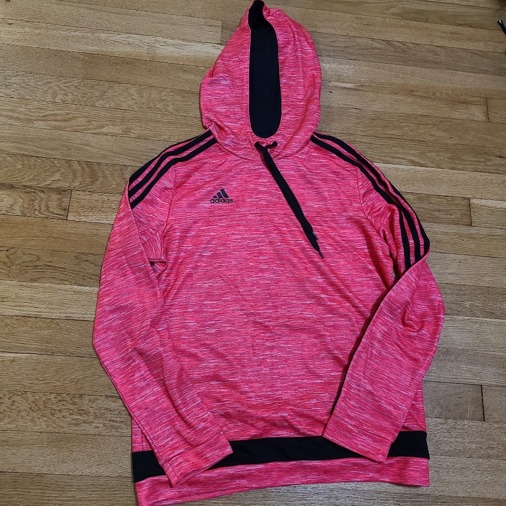 Red Triblend Adidas Sweatshirt